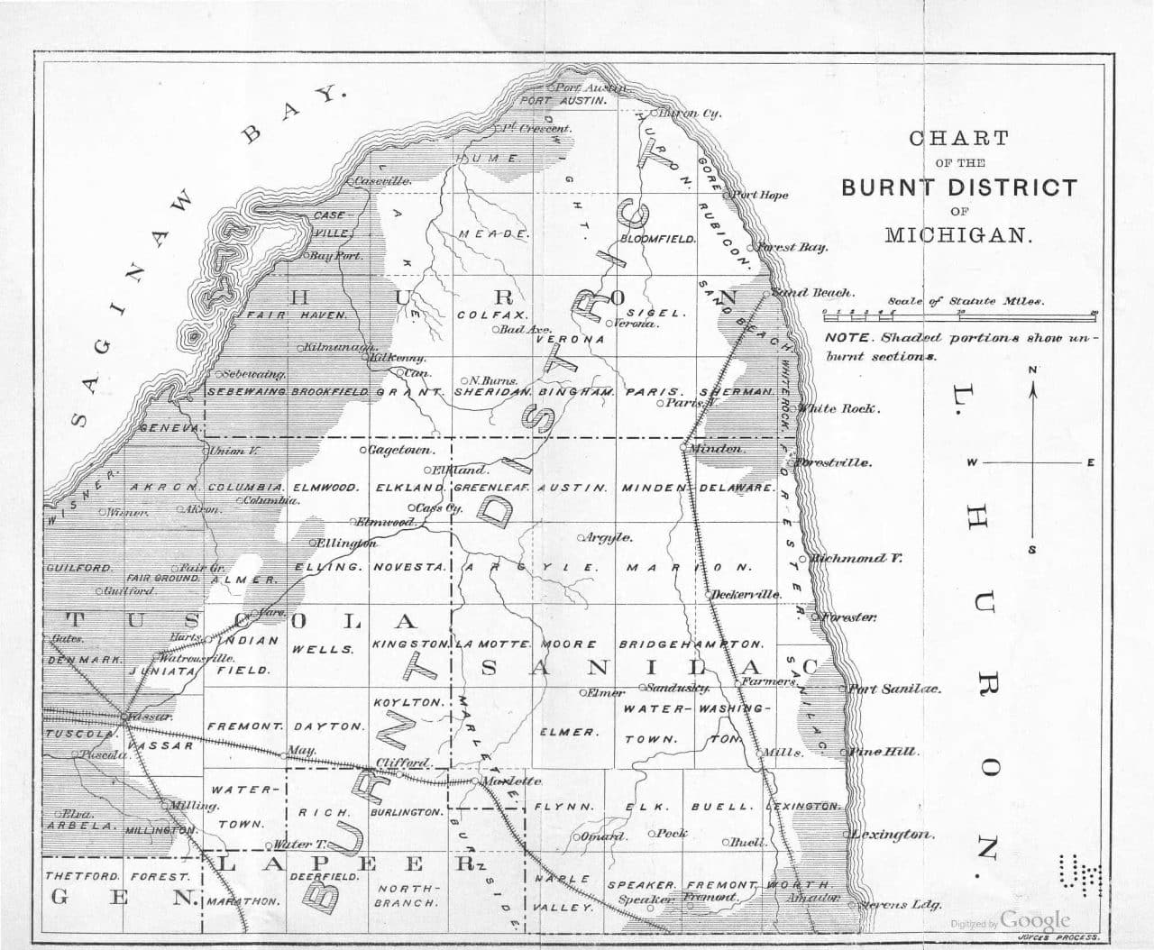 Local Accounts Of The Great Michigan Fire Of 1881