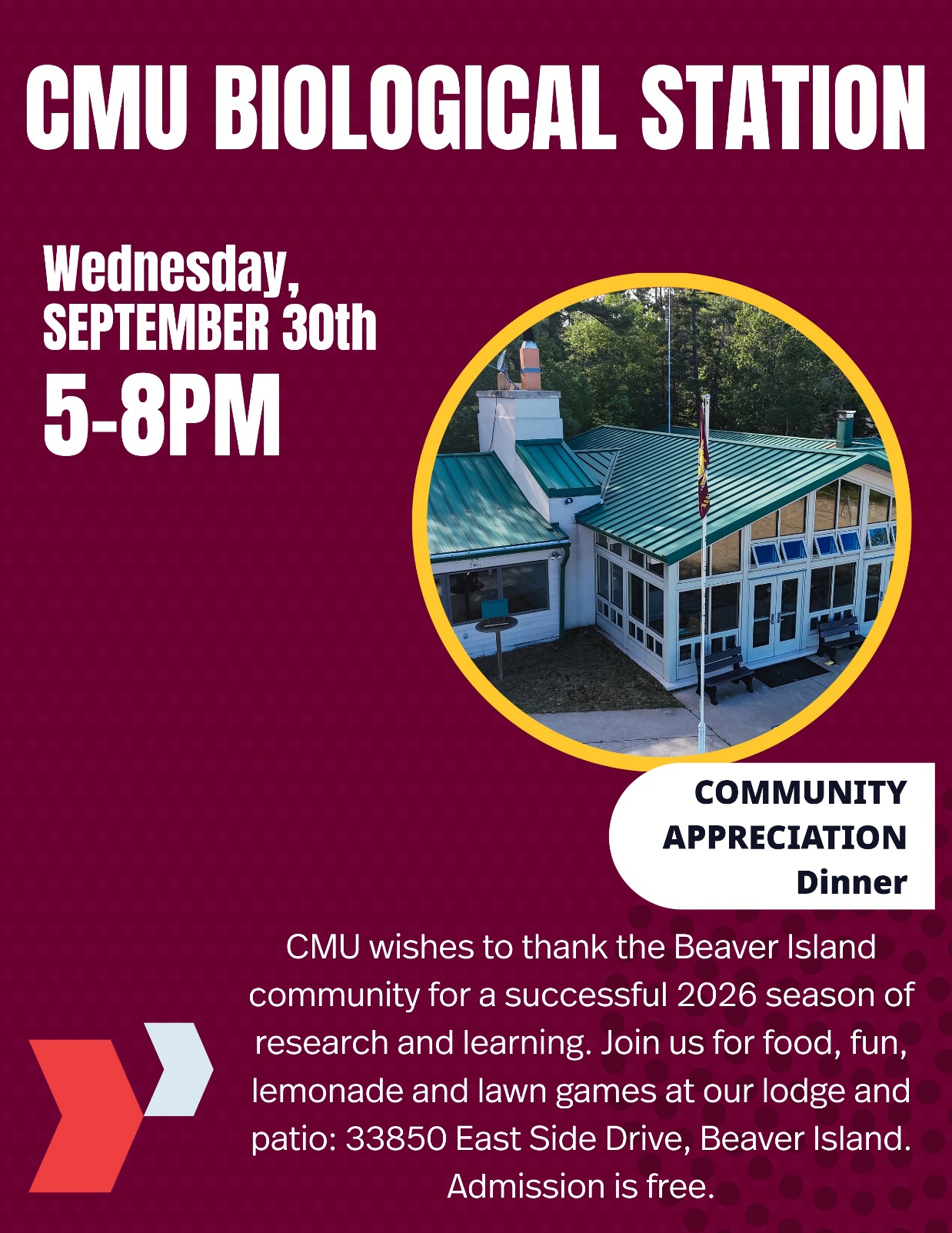 CMUBS - End of Season Community Appreciation Dinner